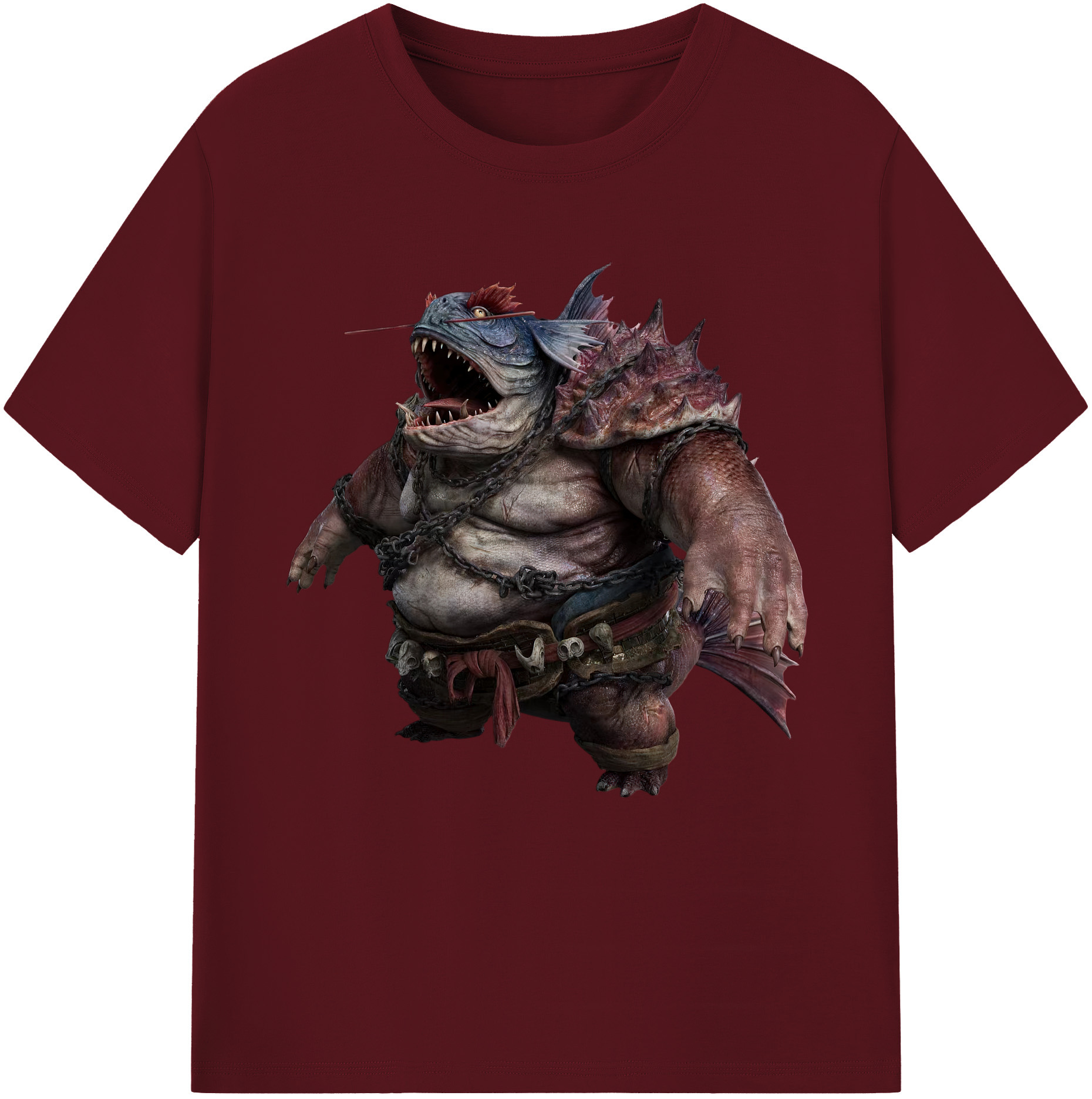（画像用） Ne Zha 2 ナタ 魔童の大暴れ 綿100％半袖Tシャツ（フロントプリント）